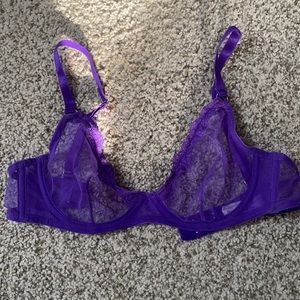 Fleur du mal purple bra 32 C